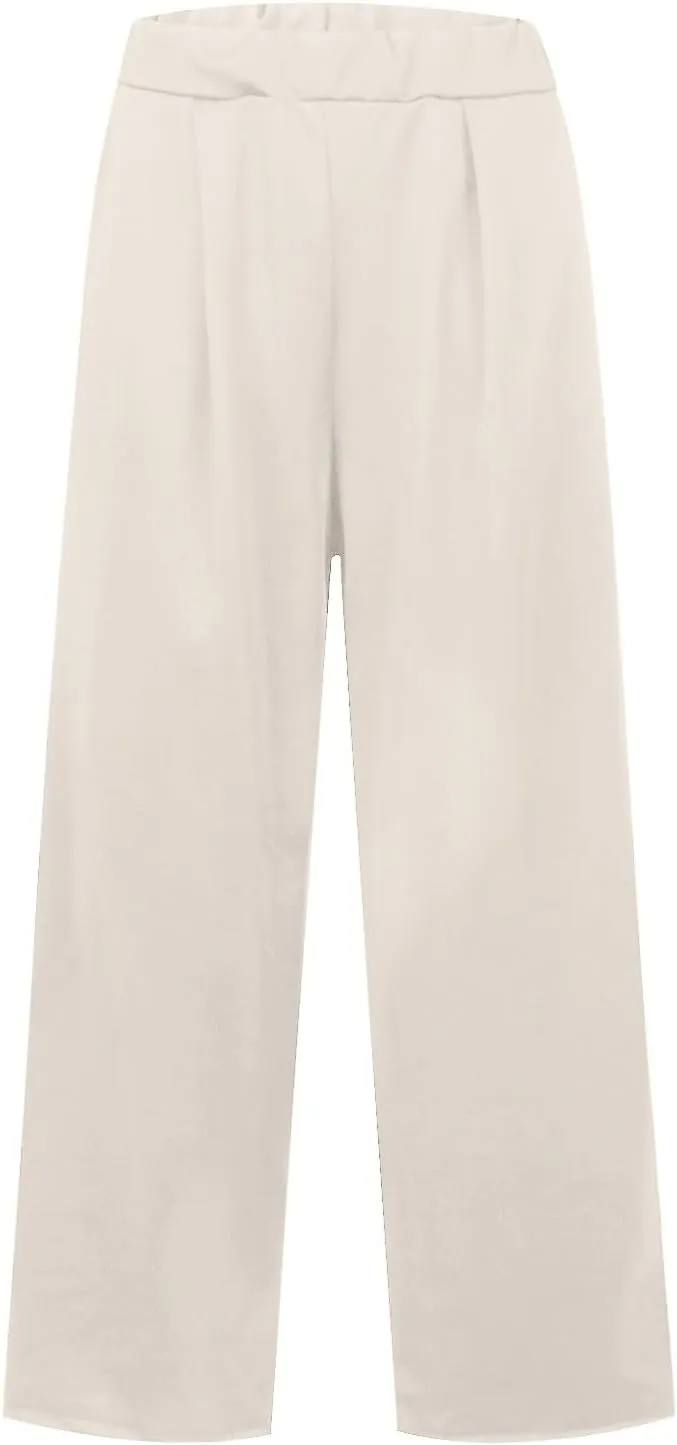 Womens Cargo Sweatpants Winter Sexy Work Palazzo with Pockets High Waisted Straight Leg