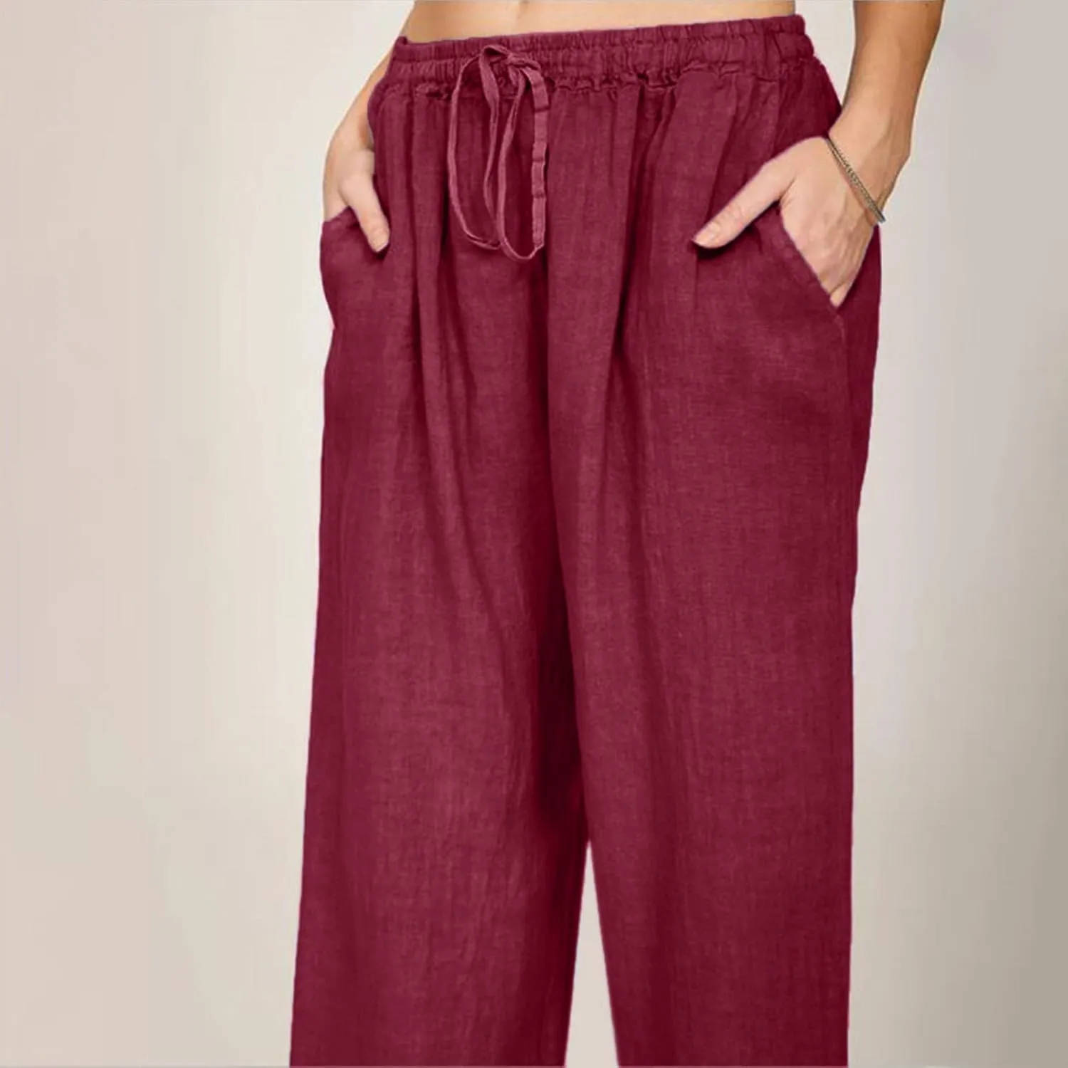 Womens Cargo Sweatpants Winter Velour Yoga Capris with Pockets High Waisted Flare Leggings