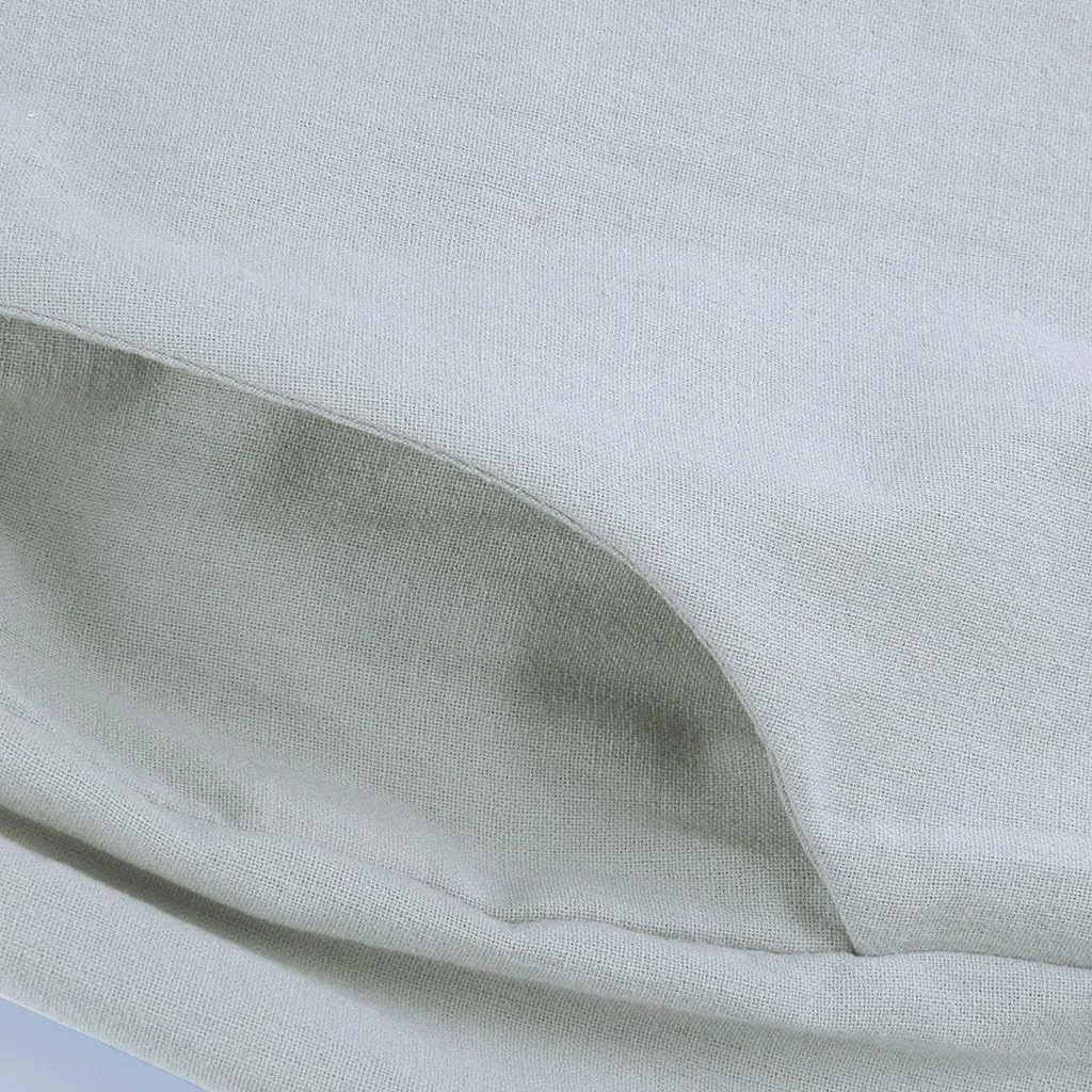 Womens Cotton Linen Pants Baggy Casual Straight Leg Pants 2025 Summer Fashion Beach Pants Basic Solid Flowy Pants