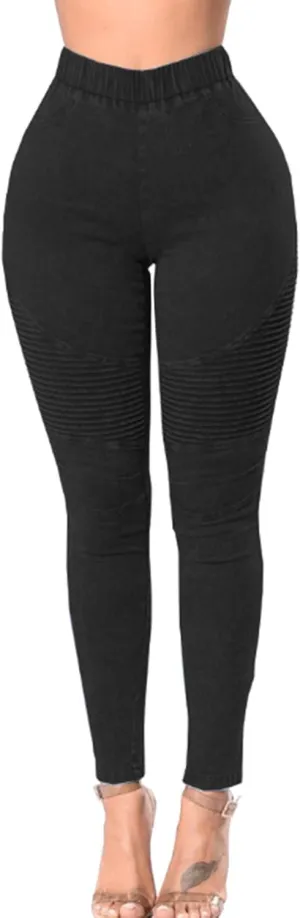 Women's High Waisted Denim Stretch Skinny Jeans