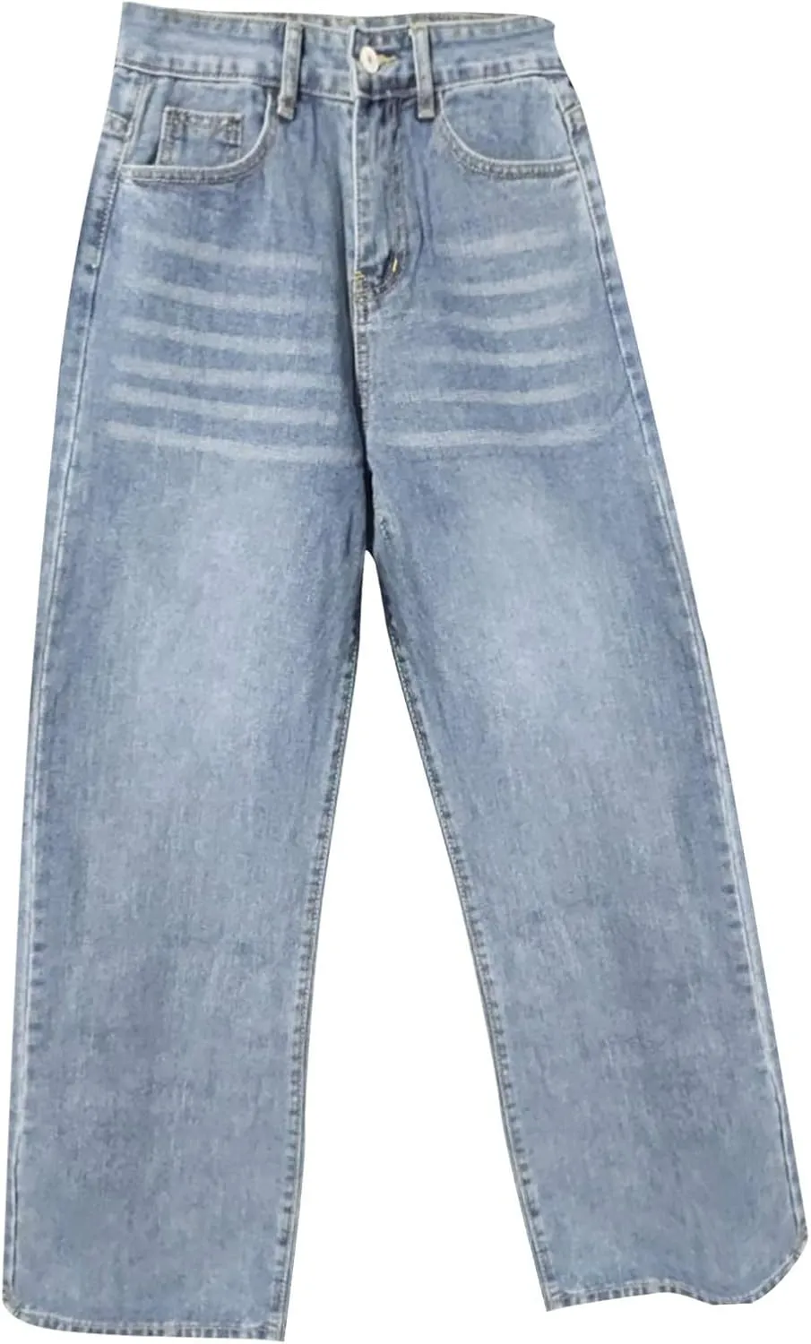Women's High Waisted Wide Leg Baggy Stretch Denim Jeans Classic High Waisted Skinny Stretch Butt Lifting Jeans