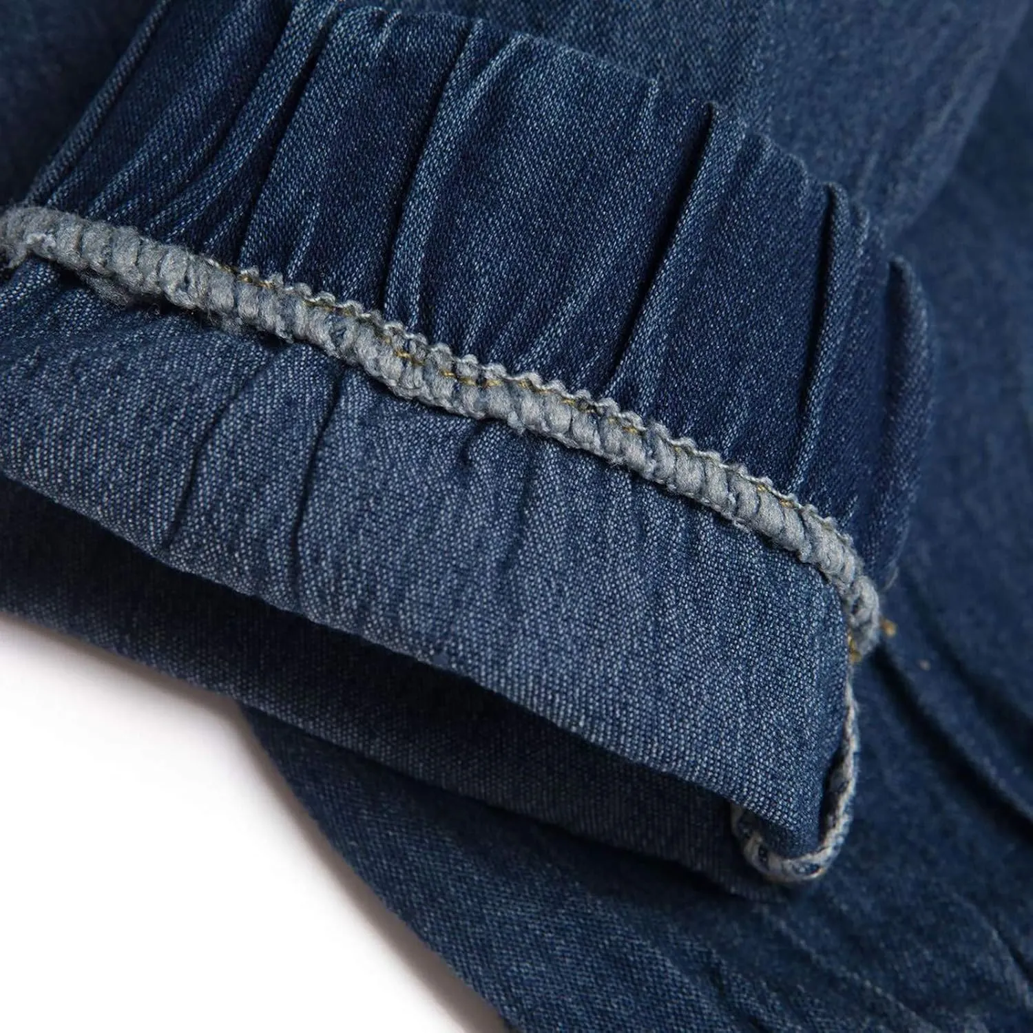 Womens Jeans Joggers High Waisted Jeans Stretch Loose Denim Pants Casual Drawstring Straight Leg Denim Jogger Pants