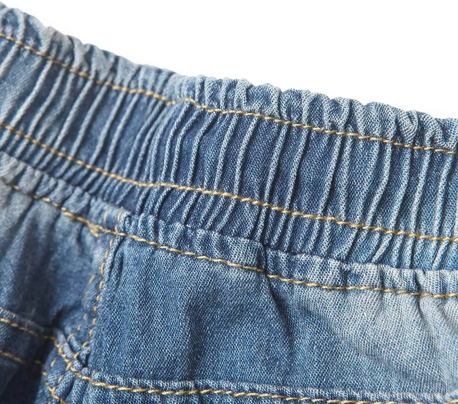 Womens Jeans Joggers High Waisted Jeans Stretch Loose Denim Pants Casual Drawstring Straight Leg Denim Jogger Pants