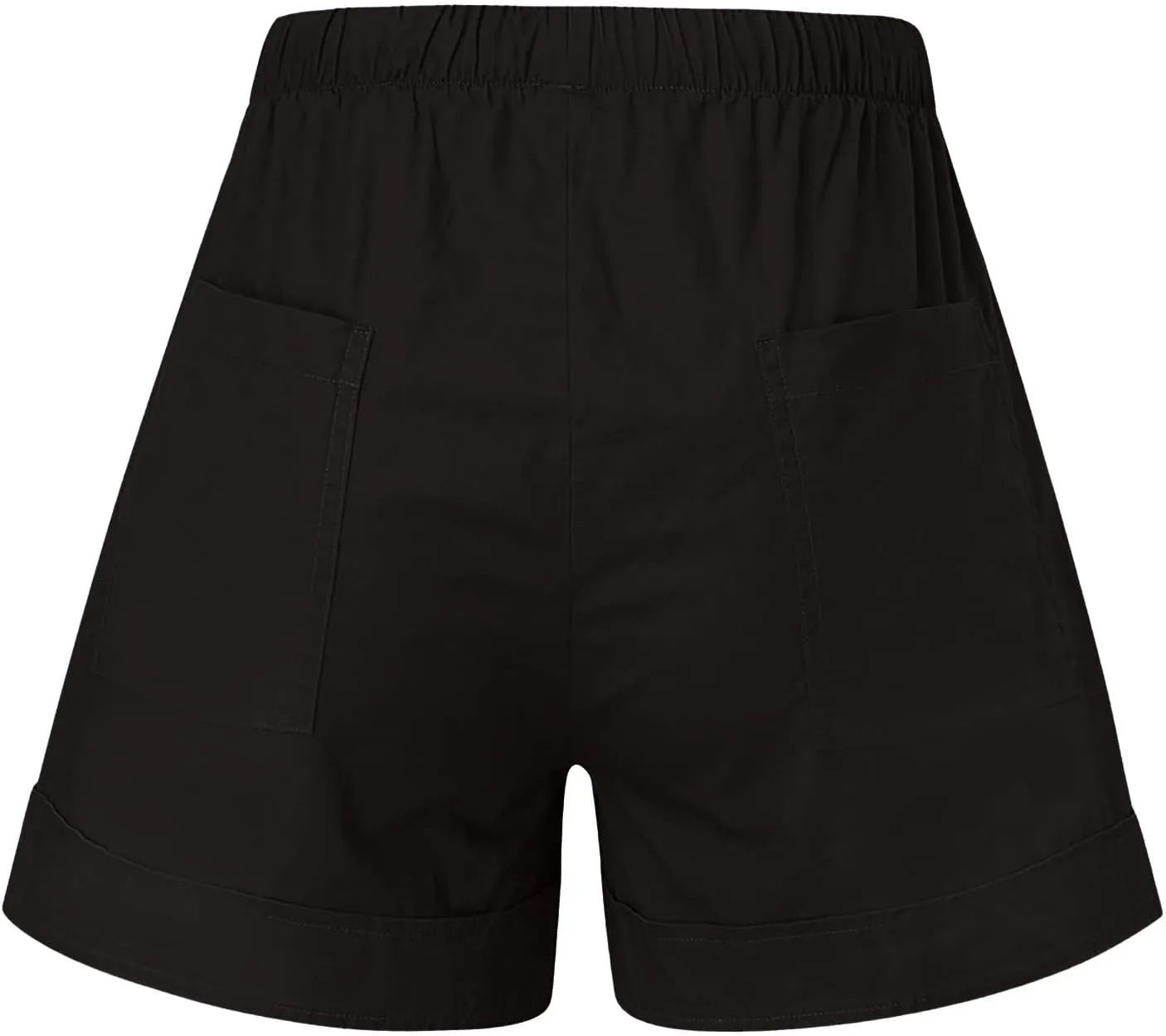 Womens Lounge Shorts Casual Drawstring Short Pants Summer Elastic Waist Casual Lightweight Shorts with Pockets