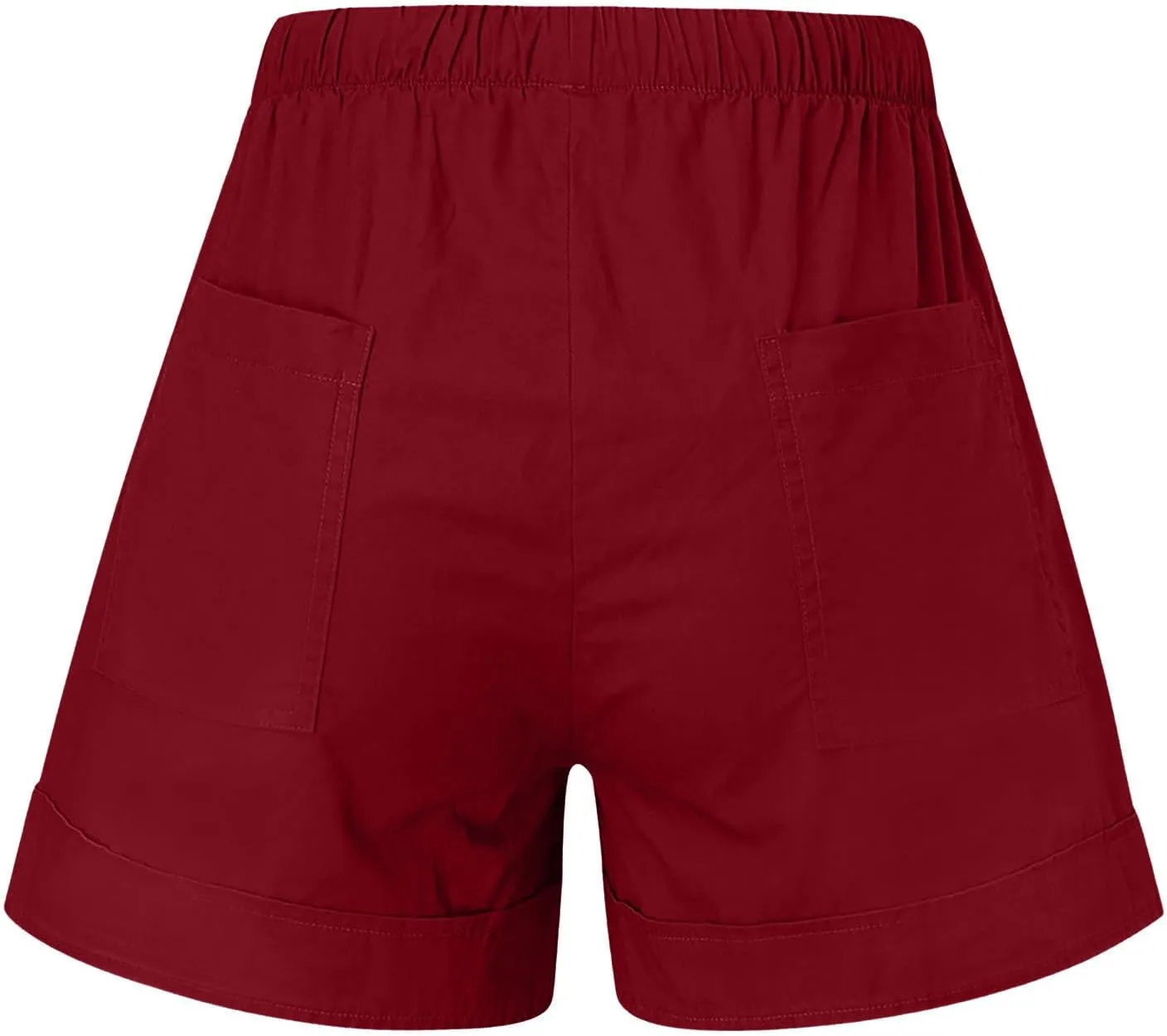Womens Lounge Shorts Casual Drawstring Short Pants Summer Elastic Waist Casual Lightweight Shorts with Pockets