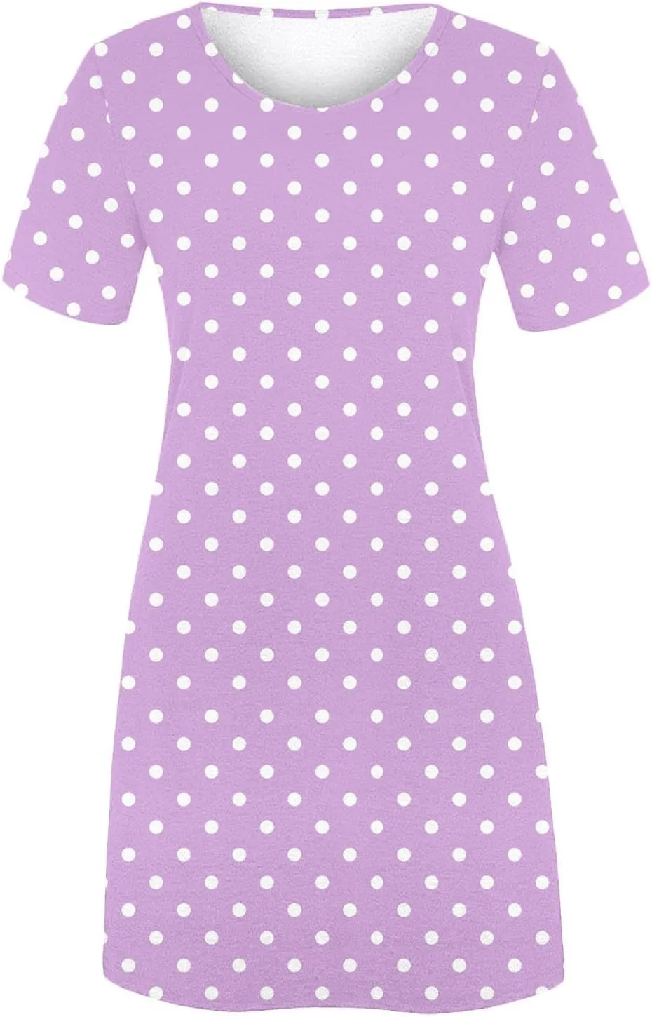 Womens Summer Dresses 2025 Short Sleeve Crewneck Loose Fit Shift Dress Short Dress Shift Dress