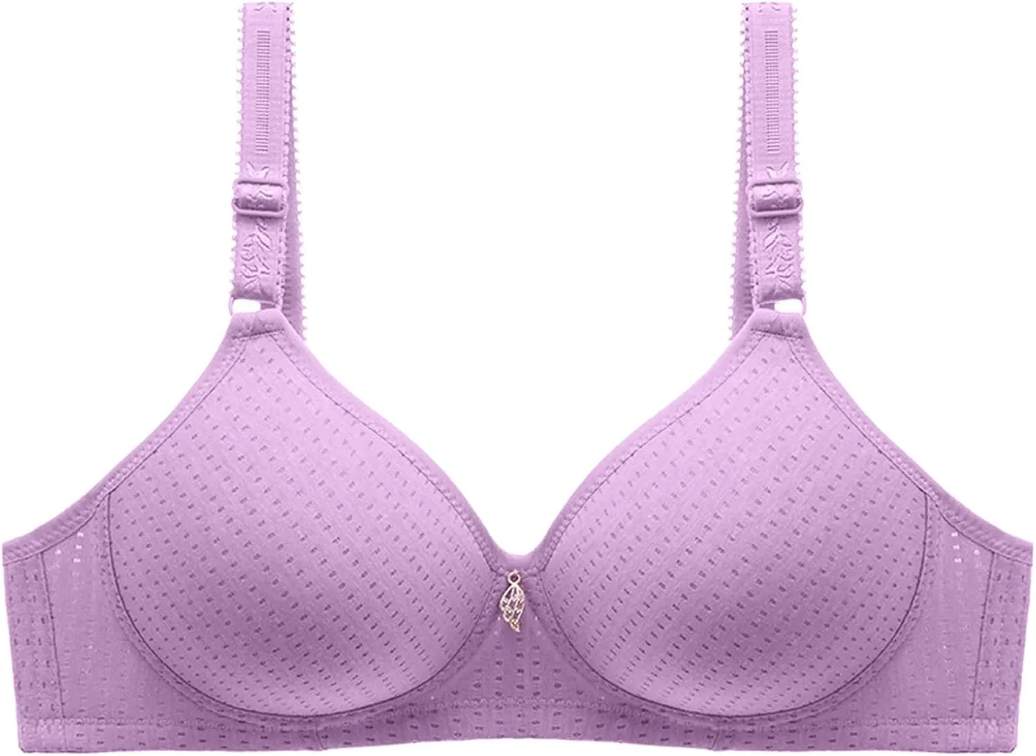 Womens Triangle Bralette Unlined Seamless Bra, No Underwire Sexy Comfortable Sports Bra with Medium Support