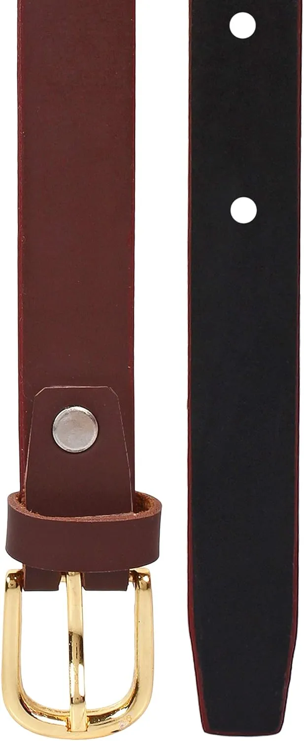 Women's Vegan Leather Belt (Pack of 2)