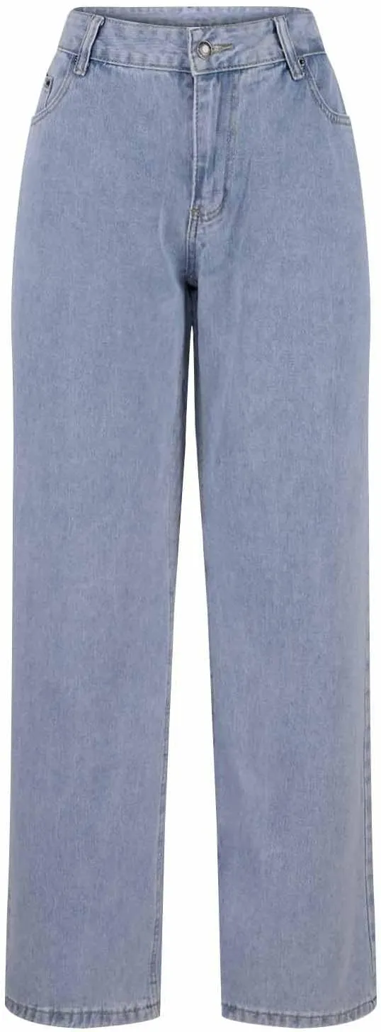 Women's Wide Leg Jeans Loose Trouser Jeans High Waisted Straight Leg Stretch Denim Pants Casual Trendy Denim Pants