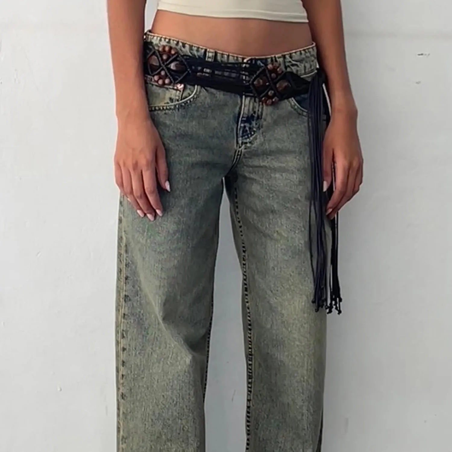 Women's Wide Leg Jeans Loose Trouser Jeans High Waisted Straight Leg Stretch Denim Pants Casual Trendy Denim Pants
