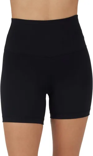 Yogalicious Lux High Waist Squat Proof Biker Short - 2 Pack 5", 7"