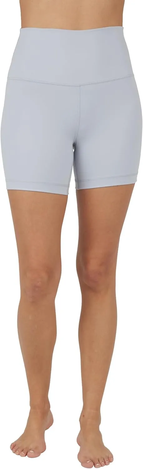 Yogalicious Lux High Waist Squat Proof Biker Short - 2 Pack 5", 7"